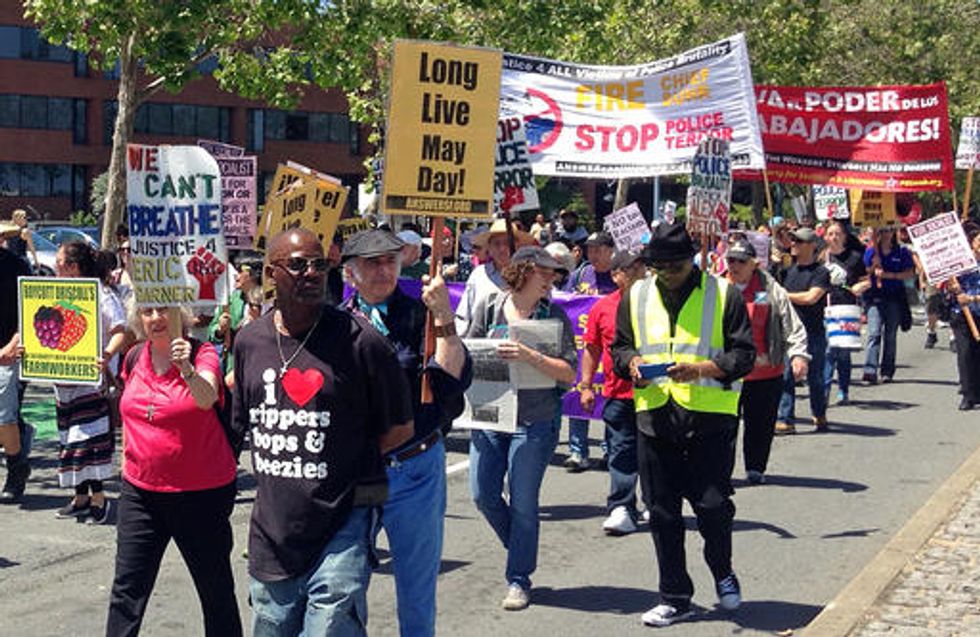 The Trump Effect Has...Silenced Our Voices': May Day Marchers Take to U.S. Streets in Heated Election Year
