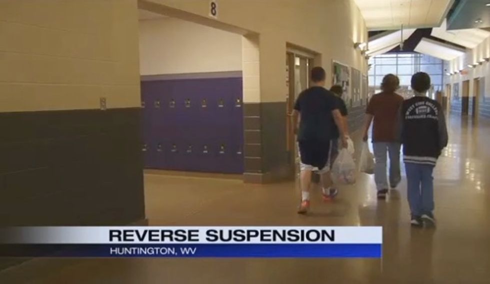 Middle school reduces bad behavior dramatically with 'reverse suspensions' that invite parents to school when students misbehave