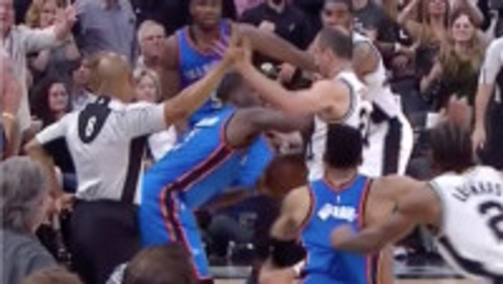 Spurs Lose Game 2 to Thunder After Refs Miss What Magic Johnson Says Is ‘Worst Missed Call in Playoff History’ — Watch the Play