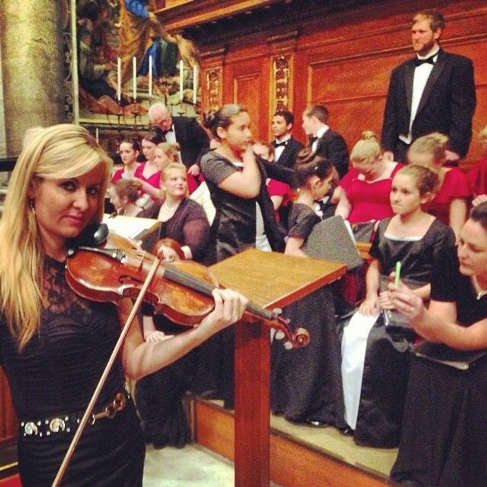 Violinist Says U2's The Edge Was Not the First Modern Artist to Play the Sistine Chapel — She Was 