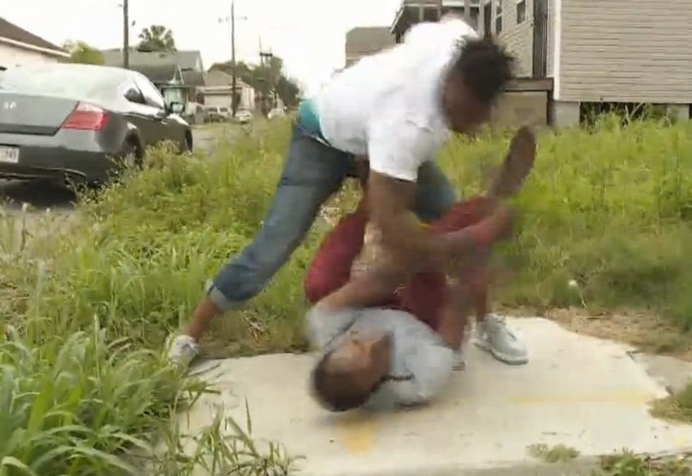 Watch What Happens When News Report on Gun Violence Becomes Potentially Deadly (GRAPHIC)