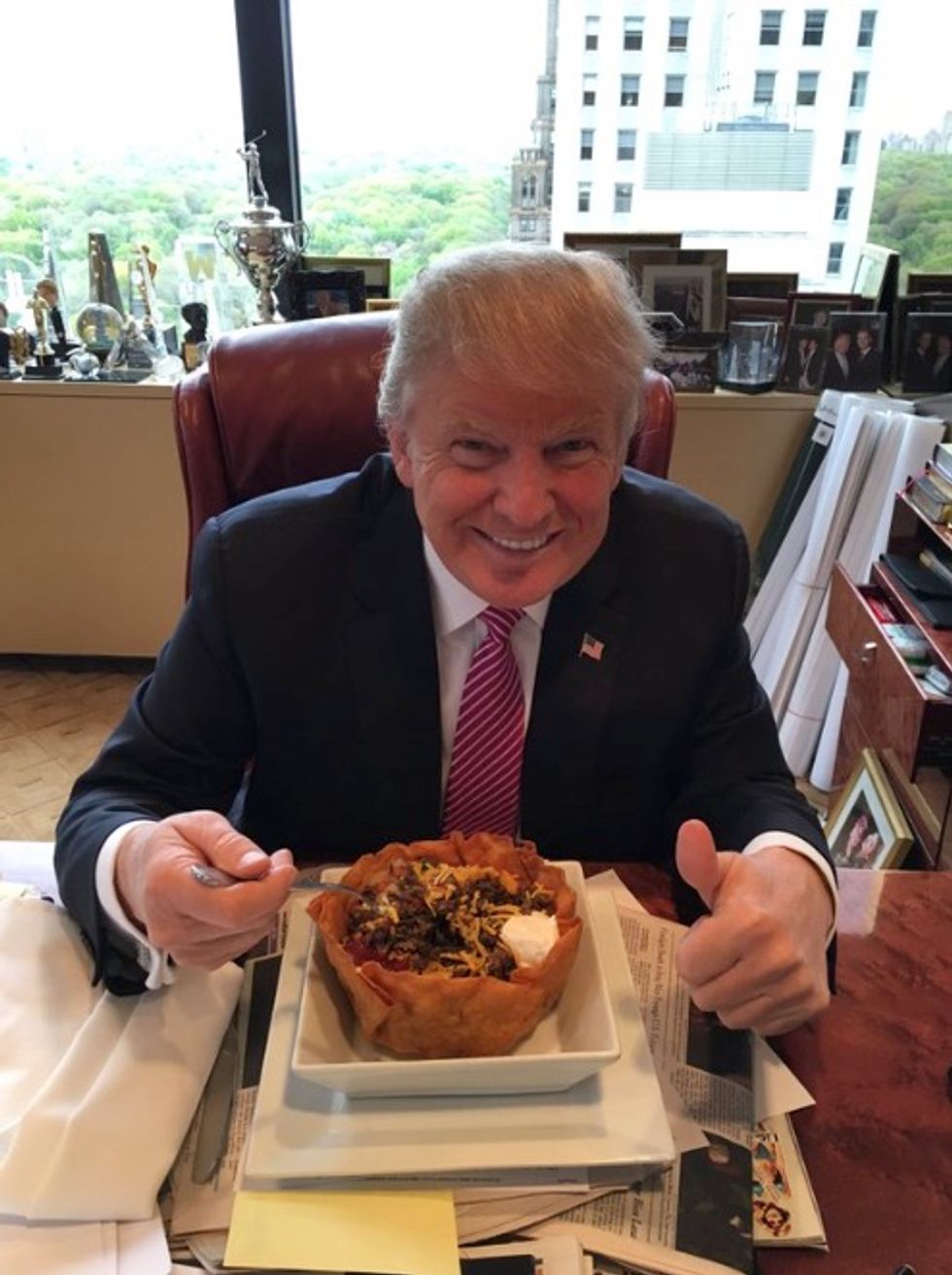 Trump wishes supporters a happy Cinco De Mayo: ‘I love Hispanics!\