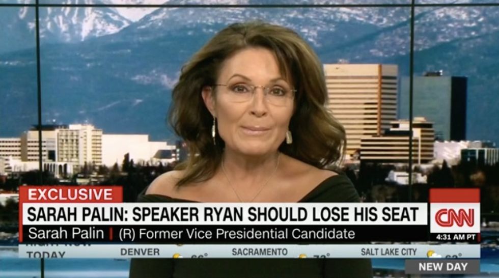 Palin Slams Ryan in CNN Interview and Explains Why She's Probably Not Vice President Material
