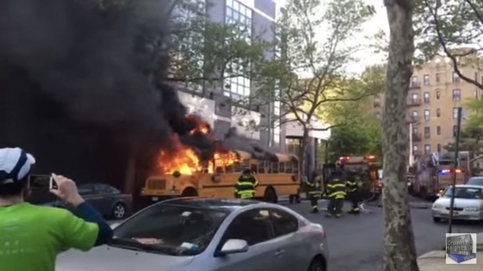 Police Continue Search for Five Juvenile Suspects in Brooklyn Jewish School Bus Burning 
