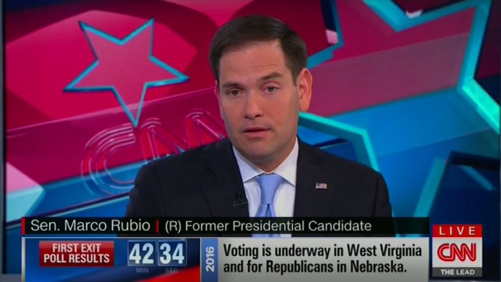 CNN Host Repeatedly Asks Rubio if He Plans to Vote for Trump in November — See How Rubio Answers