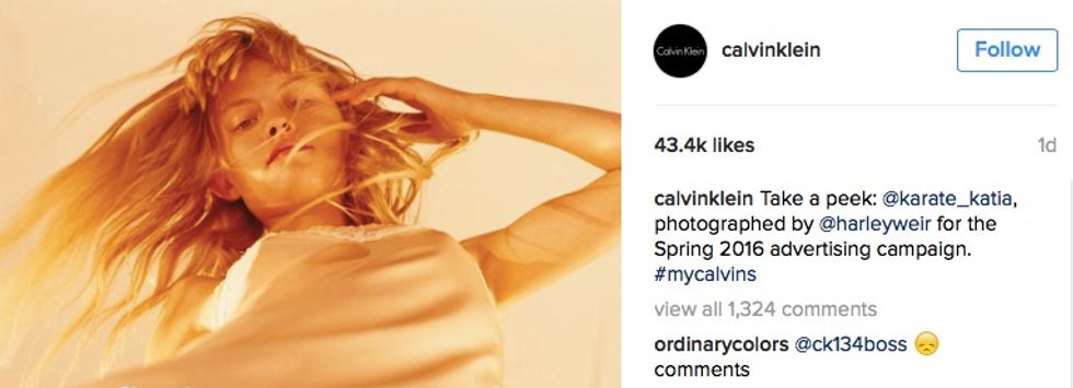 This Is Full on Porno!': Critics Lash Out at Calvin Klein Over Model's Racy Photo, Call It 'Creepy' and 'Revolting