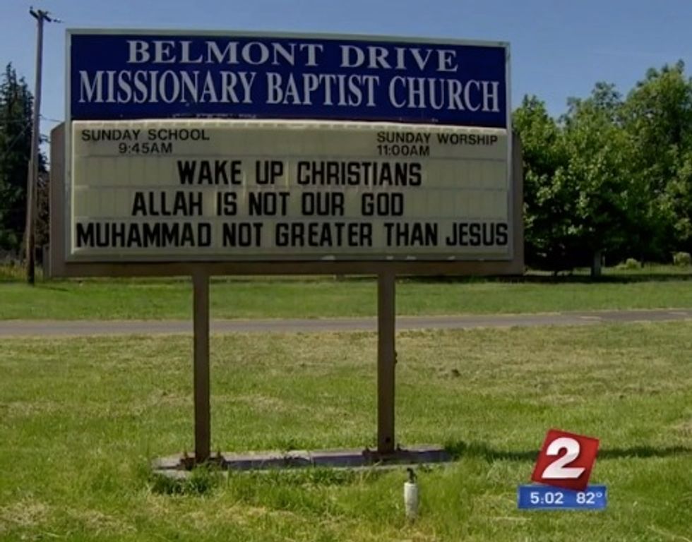Wake Up Christians. Allah Is Not Our God...': Church Billboard With Controversial Message About Jesus, Muhammad and the Koran Sparks Outrage