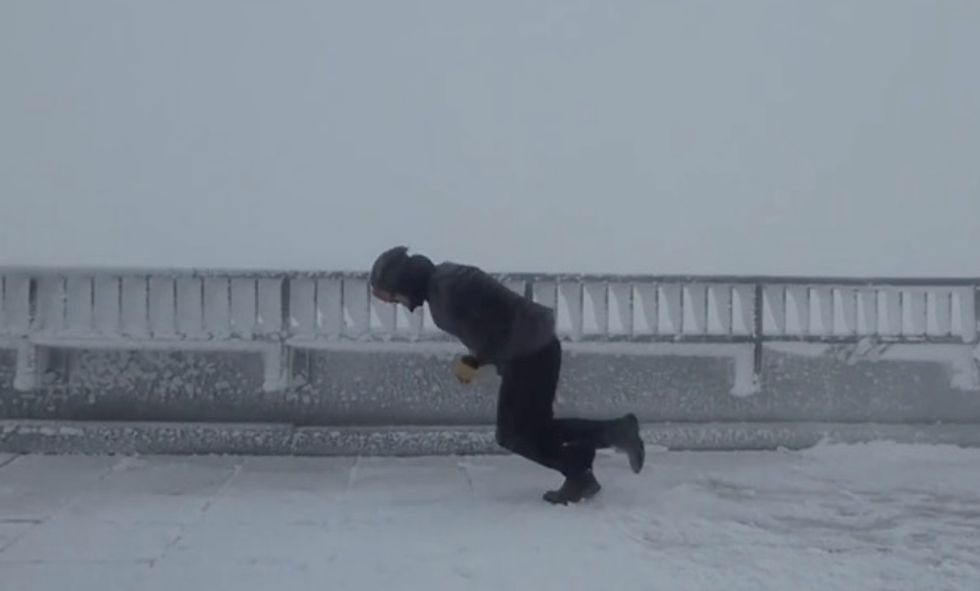 Watch: Here's What It's Like to Walk in 100+ MPH Winds 