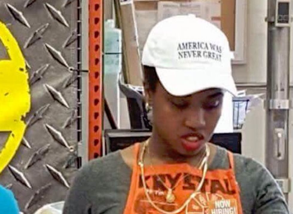 America Was Never Great': Home Depot Employee's Hat Sparks Threats and Support