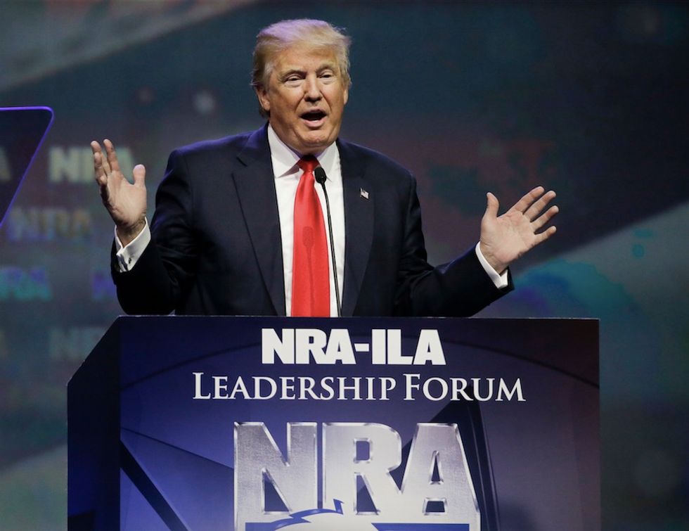 I Will Not Let You Down': Trump Positions Himself As Gun Rights Champion After Receiving NRA Endorsement