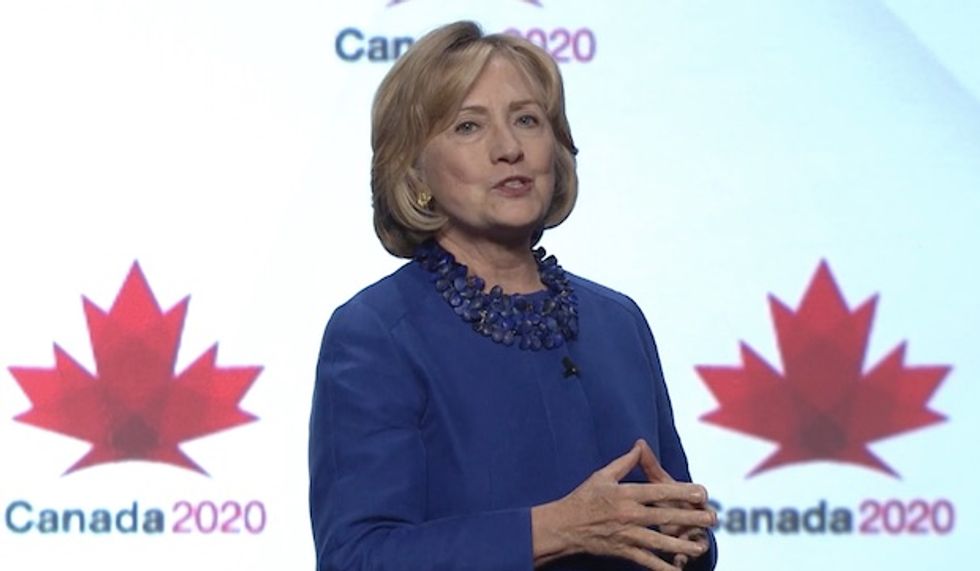 Watch the 23-Minute Speech That Earned Hillary Clinton Over $9,100 per Minute