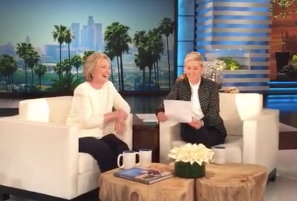 Clinton Jokes About Banning Trump From Running for President: 'It's Worth Looking Into