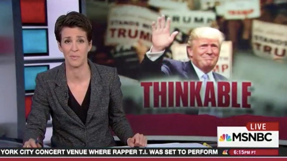 MSNBC Host: Proposed Debate With Sanders Is a 'Hat Trick, Grand Slam and Slam Dunk' For Trump