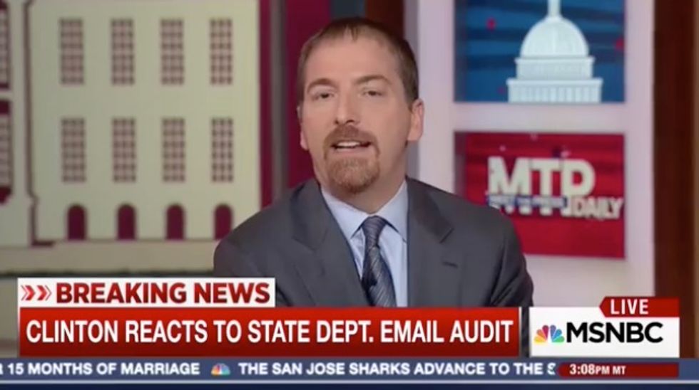 ‘What Were You Worried About?’: Chuck Todd Relentlessly Grills Clinton on ‘Scathing’ Email Report