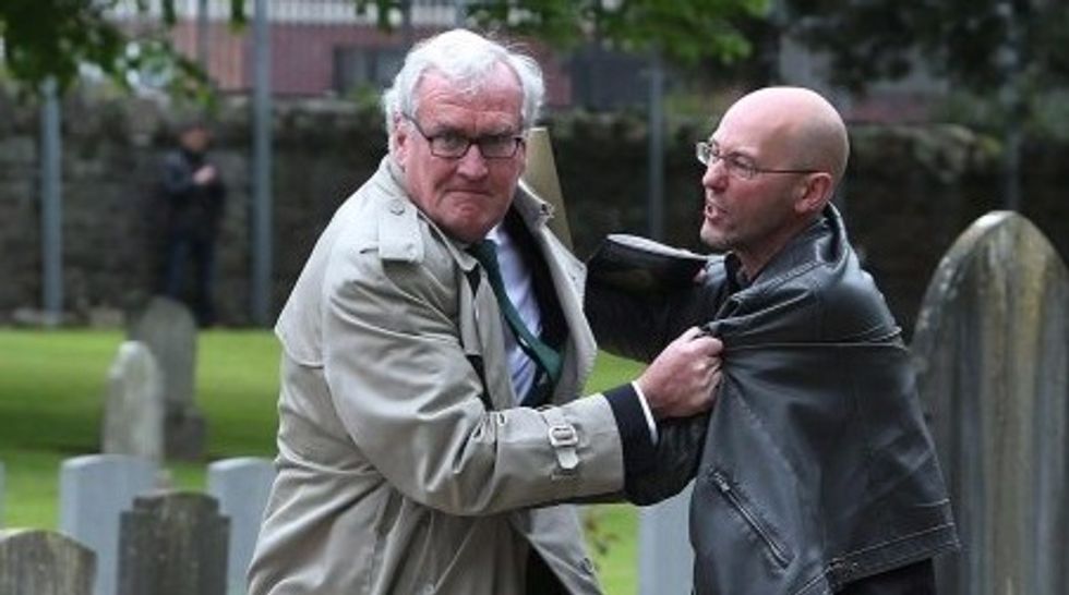 Canada’s ‘AmBadAssador’ Shows His Way of Dealing With a Protester at Ceremony Honoring British Soldiers