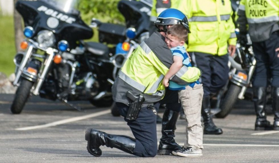Why a Little Boy Ran to His Father Outside a Funeral Home, Hugged Him and Begged, 'Daddy, Please Don’t be a Police Officer Anymore\