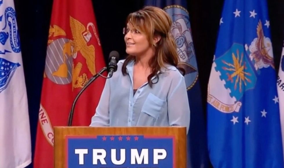 In Rambling Speech, Palin Unleashes on Obama for 'U.S. Apology Lap' in Hiroshima
