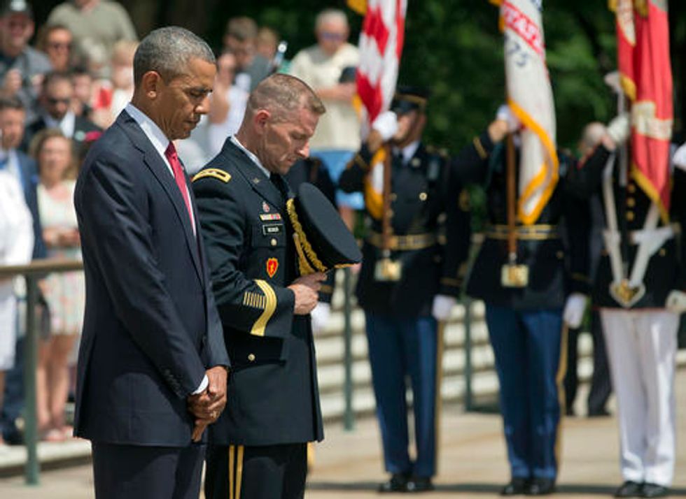 Obama Honors Fallen Military on Memorial Day: 'We Need to Be There Not Just When We Need Them