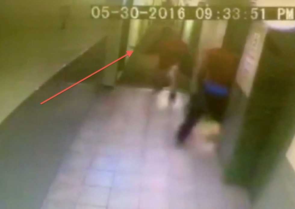 Surveillance Video Reportedly Captures Moment Husband Uses Tire Iron to Beat Wife's Alleged Would-Be Rapist