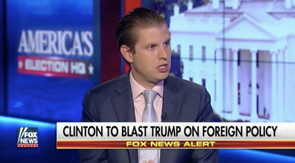 Eric Trump: Americans Should Be Required to Watch Benghazi Movie '13 Hours' Before Voting