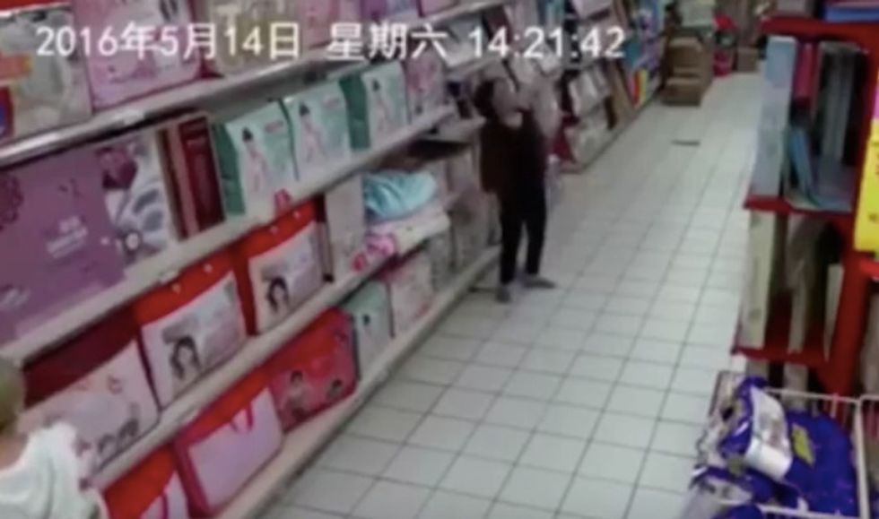 What Happens 17-Seconds Into This Creepy 'Security Footage' Has Some Blaming Demonic Possession
