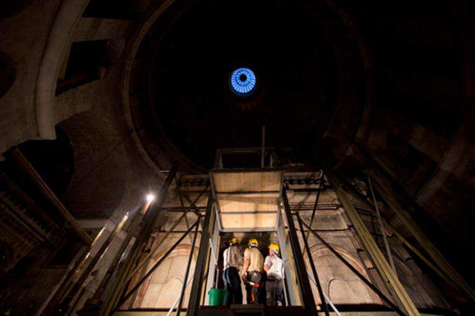 Roman Catholic, Greek Orthodox and Armenian Churches Work Together to Renovate Christ's Tomb