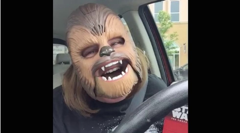 'Chewbacca Mom' Has Received $420K in Free Stuff Since Her Video Hit — but Some Liberals Are Raising a Major Complaint
