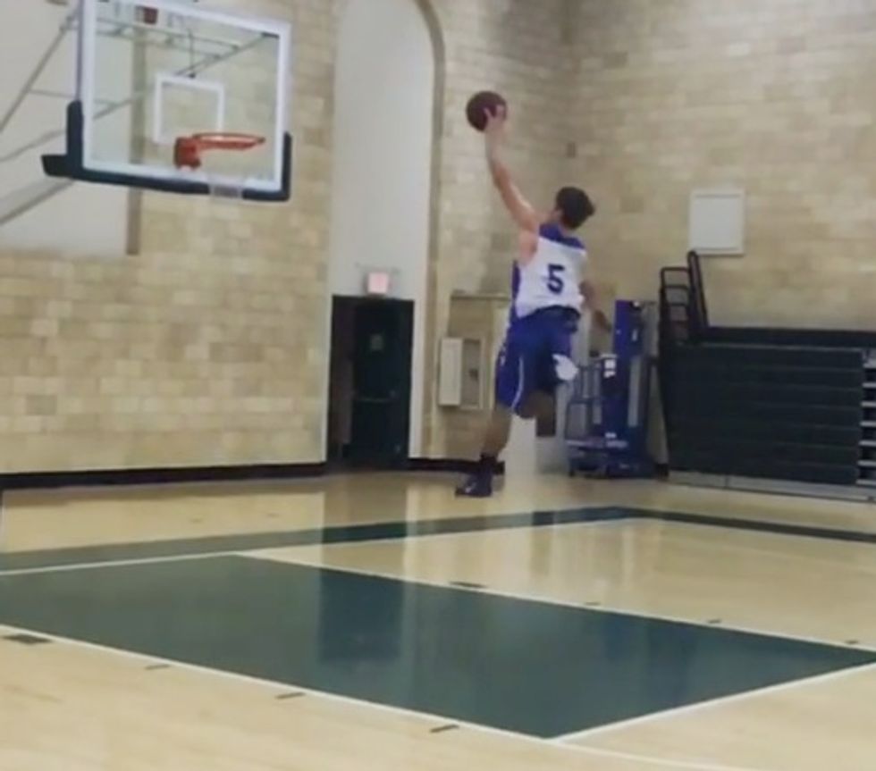 Take One Look at this College Basketball Player's Stunning Mega-Dunk and You'll Realize Why It Immediately Went Viral
