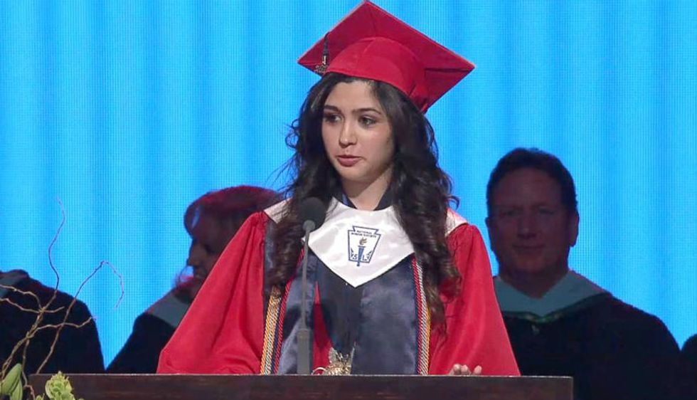 Texas Valedictorian Receiving Full-Tuition Scholarship to Yale Reveals 'Unexpected Realities' in Graduation Speech — With Not-So-Subtle Reference to Trump Near the End