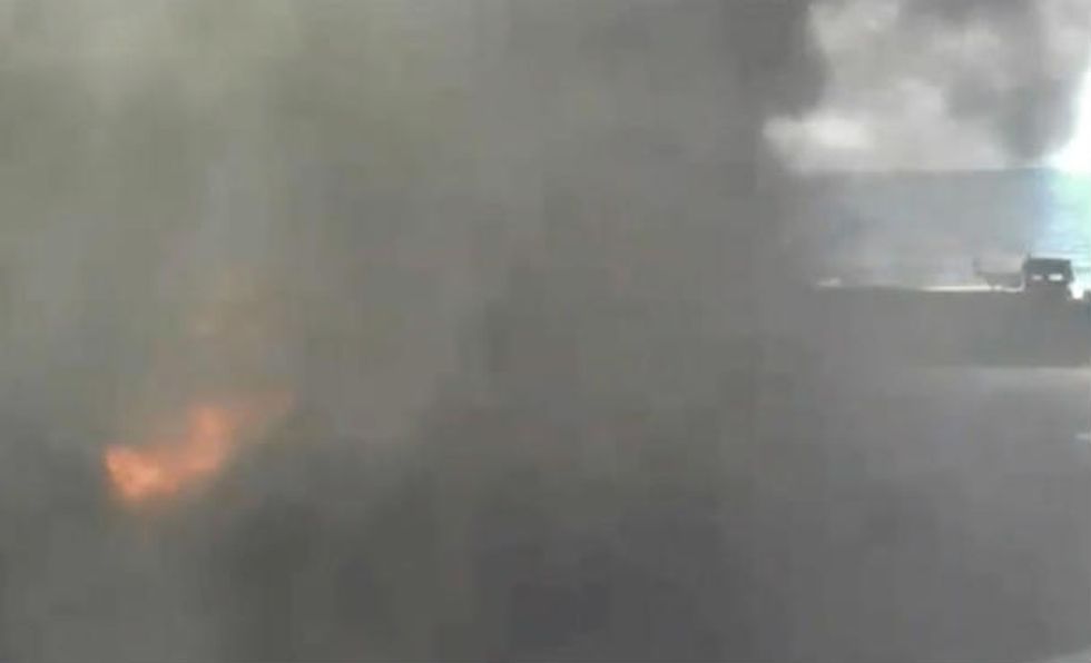 See It: SpaceX Rocket Booster Crashes While Trying to Land on Ocean Barge