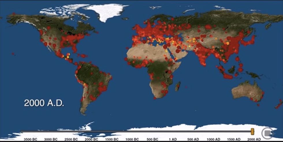 Time-Lapse Video Shows the 6,000-Year History of Urbanization in 3 Minutes