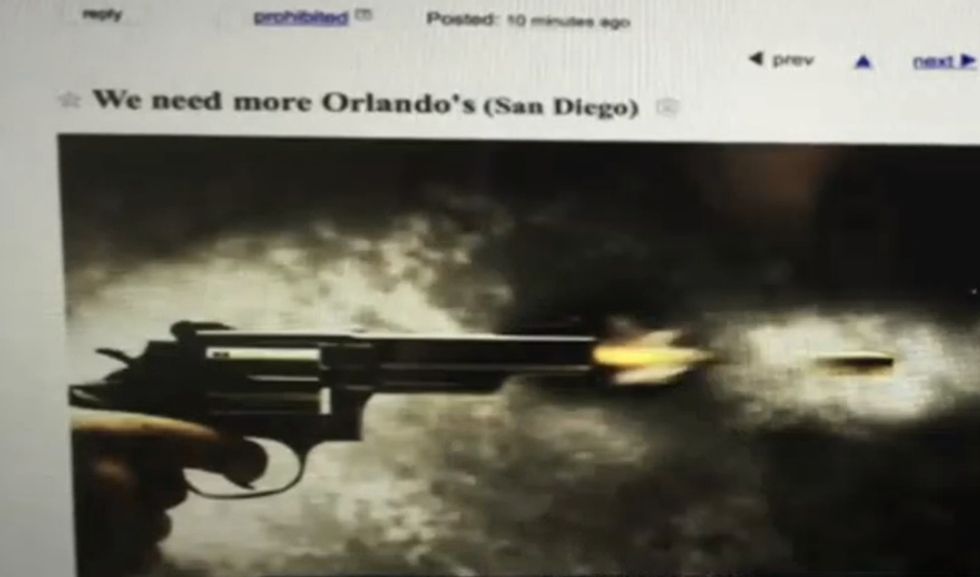 You Are Next': FBI, Police Investigating Threat Against San Diego LGBT Community That Invokes Orlando Terror Attack