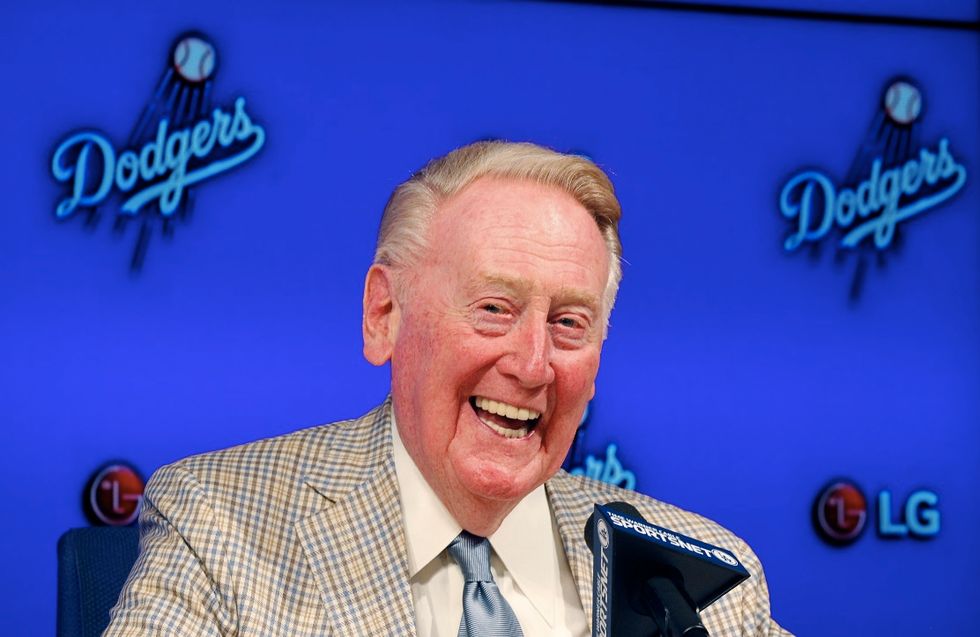 Legendary Baseball Announcer Vin Scully Dismantles Socialism in 20 Seconds During Live Broadcast