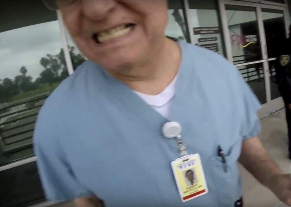Abortion Doctor Caught on Camera Growling at Pro-Life Activist, Agreeing With Activist's Mock to 'Keep Tearing the Babies Apart': 'I Love It