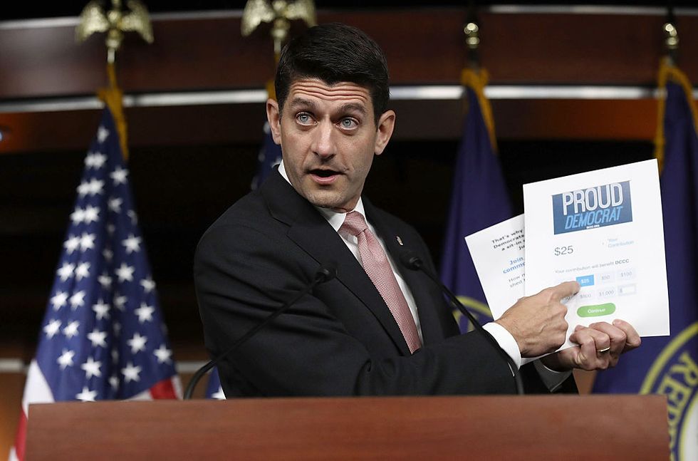Paul Ryan Goes Off on Dems for ‘Trying to Raise Money Off a Tragedy’