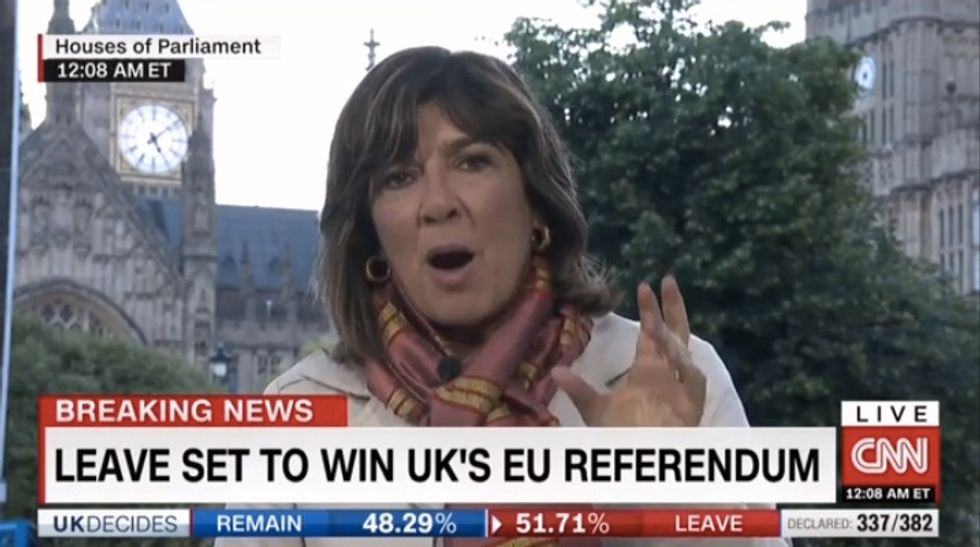 CNN Anchor Condemns Brexit Result as the Product of 'Xenophobia' and 'White Identity Politics