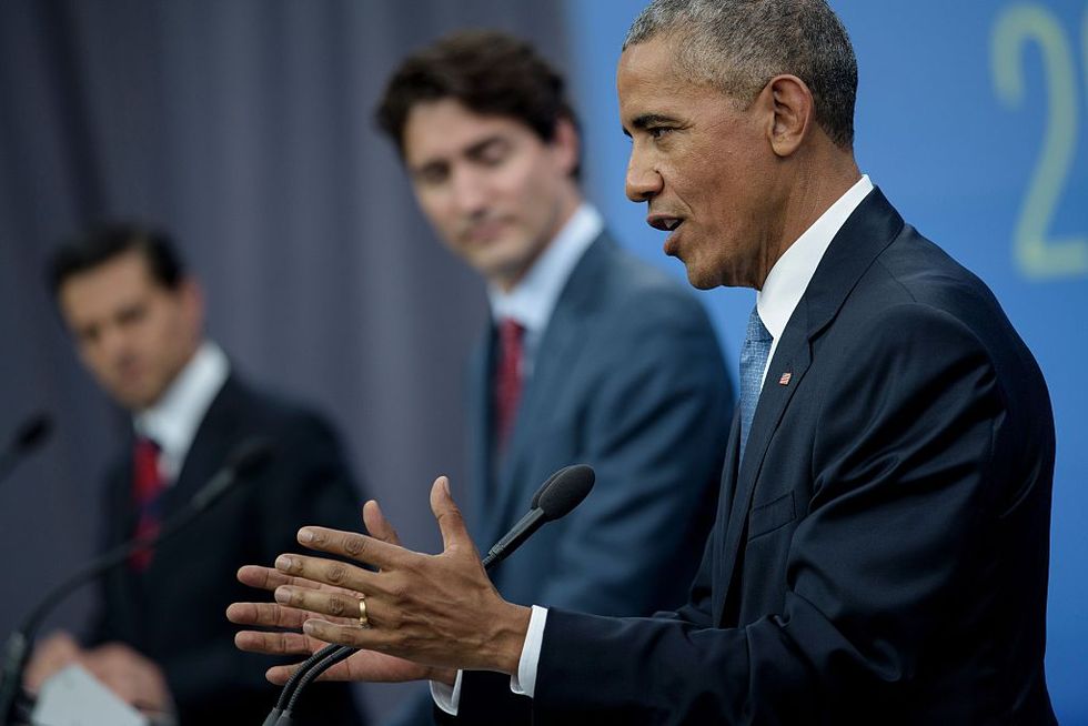 Here's How Obama Reacted When Canadian PM Justin Trudeau Referred to His Impending Retirement