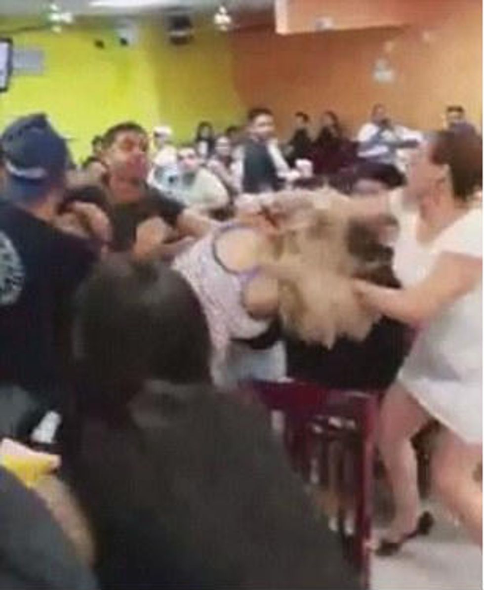 Caught on Video: Argument Over Chips and Salsa Suddenly Turns Into Massive Brawl at Dallas Mexican Restaurant