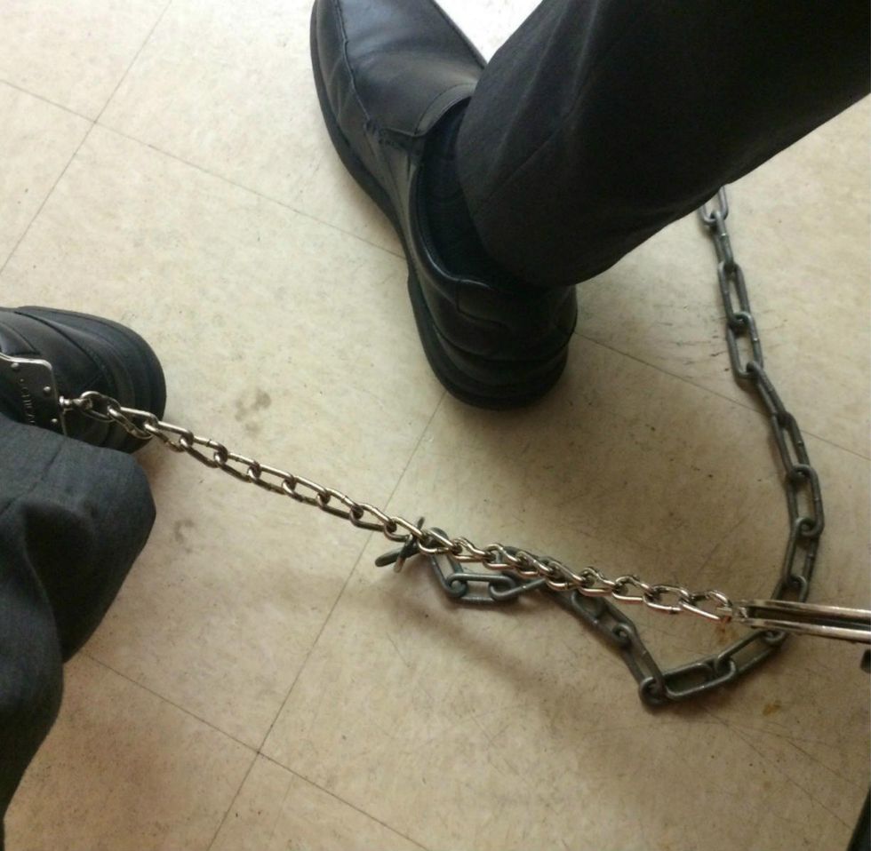 Police Shackle Local Reporter to Holding Bench for Trying to Record Public Meeting: ‘I Will Not Tell You That Again’