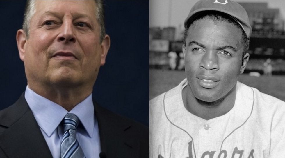 Al Gore Says He and Jackie Robinson Have Something in Common