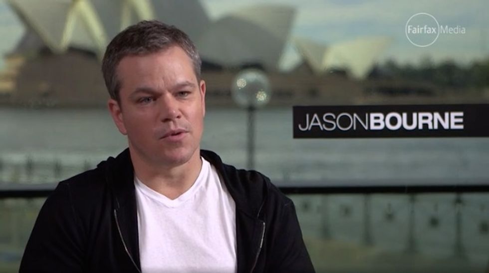 'Jason Bourne' Star Matt Damon Dreams of Gun Confiscation in America: ‘I Wish That Could Happen in My Country’