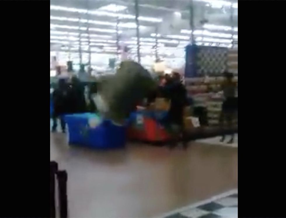 Massive 30-Person Brawl Breaks Out in Walmart After Teen Makes Fun of a Woman's Dress