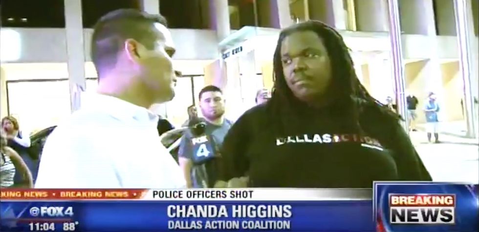 A Wake-Up Call': Dallas Activist Stuns Viewers During Live Interview Hours After Snipers Killed 5 Police Officers