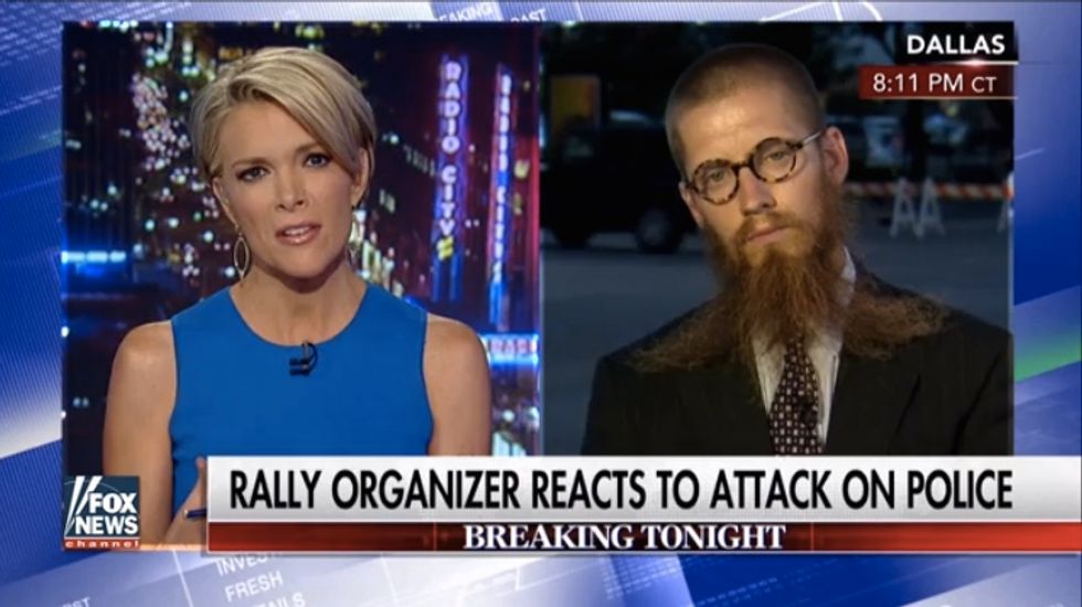 Megyn Kelly Asks Dallas Reverend If He Regrets Shouting 'God D**n White America!' Ahead of Police Slayings