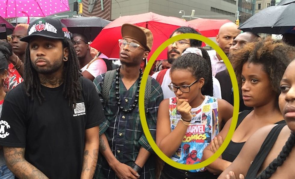 After White Protester Suggests Cop Killing Might be Justified, 14-Year-Old Girl Delivers Powerful Anti-Murder Message