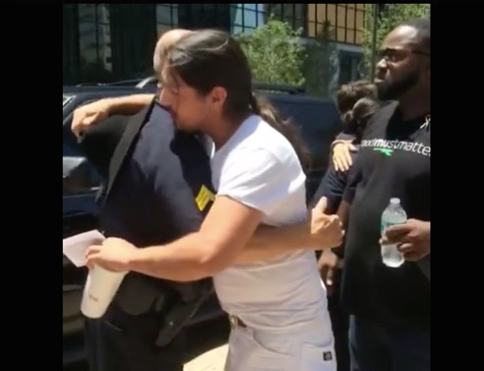 Video of Dallas Residents Hugging Police Officers Will Melt Your Heart