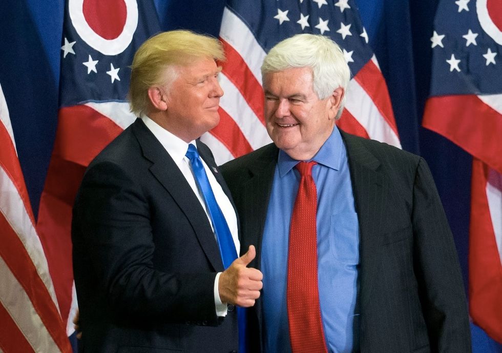 Gingrich: Trump 'Would Be a Radically Better President' Than Clinton