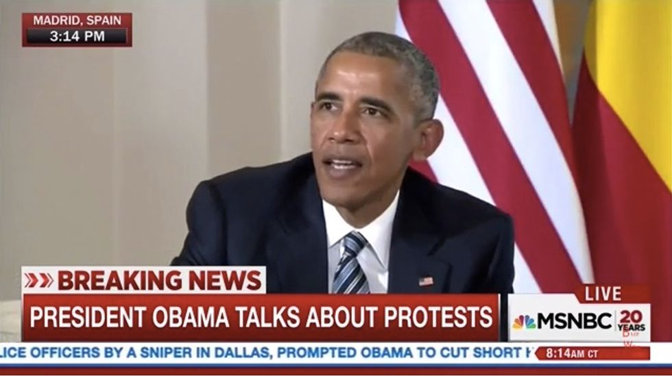 Obama Compares Black Lives Matter Protests to Abolition, Women's Suffrage Movements