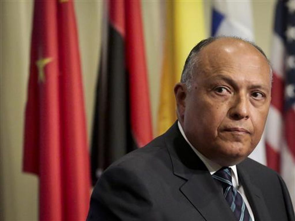 On Rare Israel Visit, Egyptian Foreign Minister Calls for Two-State Solution 