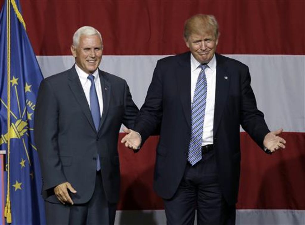 Trump and Family Meet With Mike Pence As VP Rumors Swirl